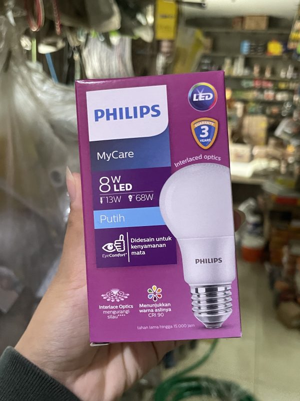 lampu,LED,4,8,10,12,14,19,watt,philips,bola,bohlam,bulat,warna,putih