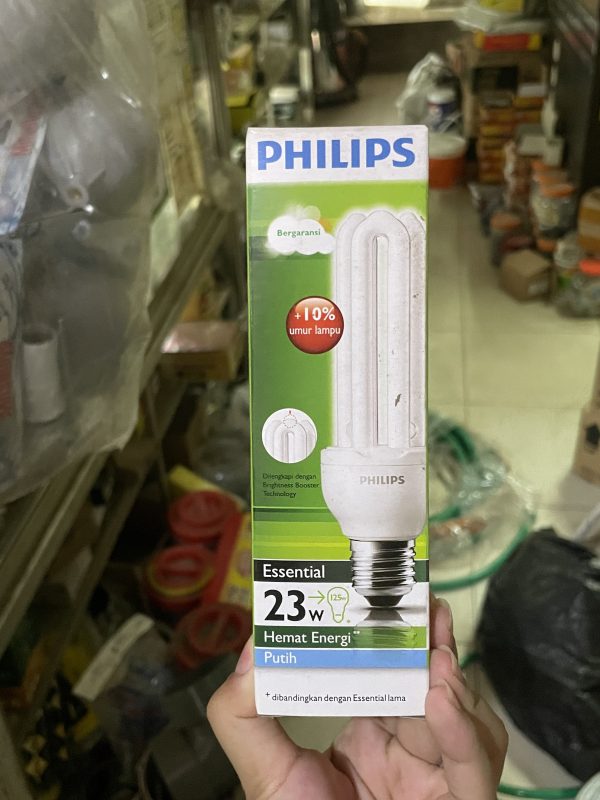 lampu, phillips, 23w, bagus, terang, panjang, lonjong
