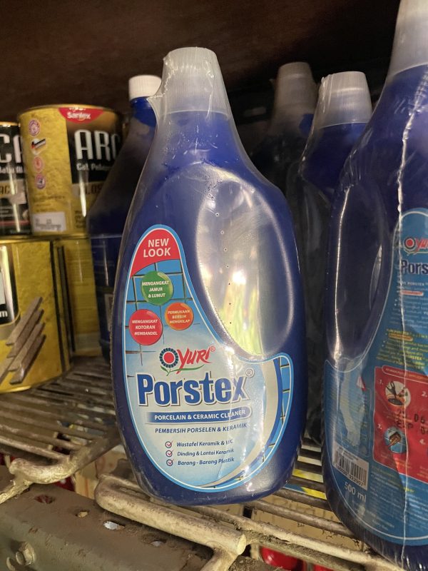 porstex, pembersih, lantai, keramik, porselen, bagus, bersih, berkualitas, murah, terjangkau